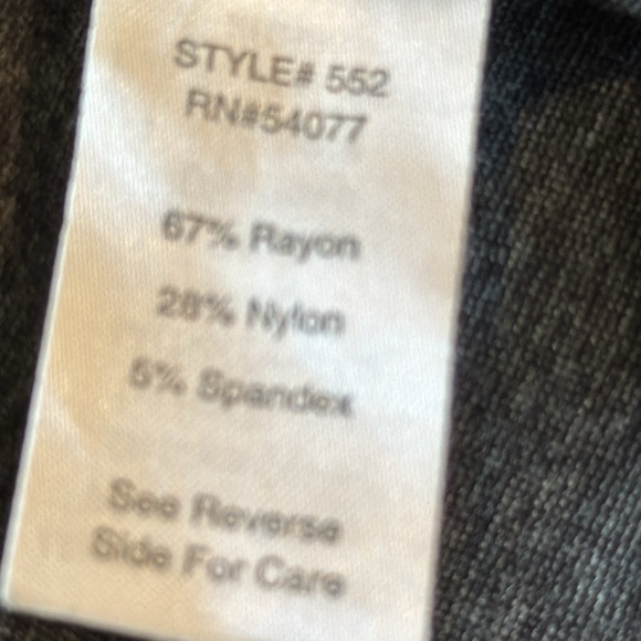 CAbi 552 Over The Moon Charcoal Gray Ponte Bustier Peplum Top Size 6 - Picture 10 of 15